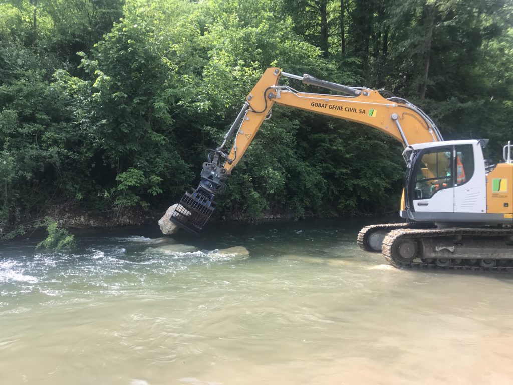 Soyhières STEP – Revitalisation protection contre les crues